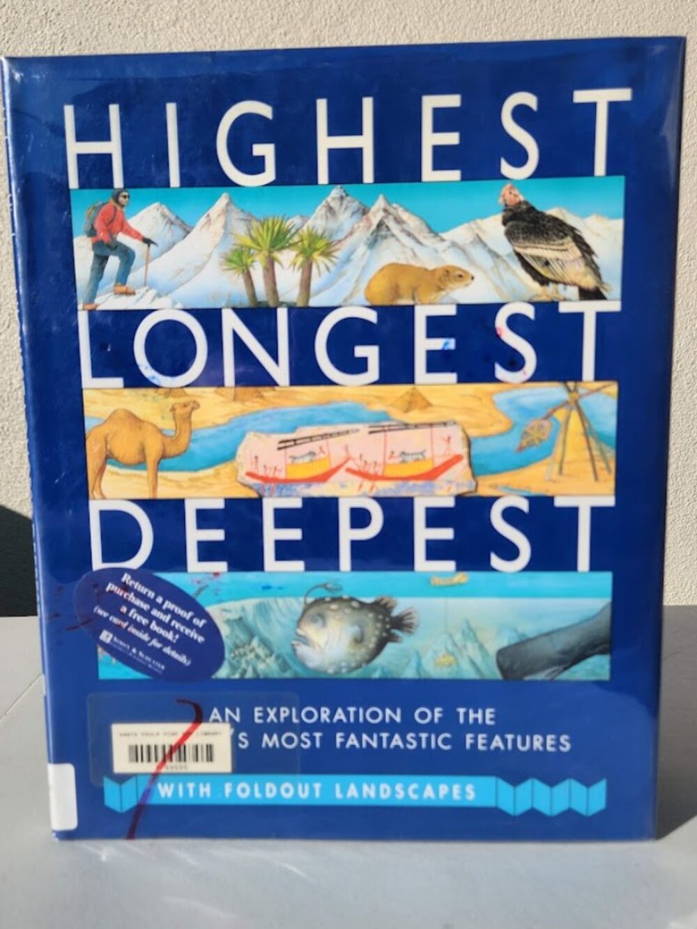 Nature Earth Facts Trivia Hardcover Book Usborne Highest, Longest, Deepest: An E
